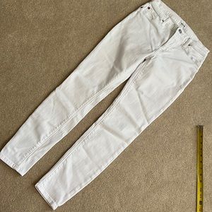 White Hudson Skinny Jeans